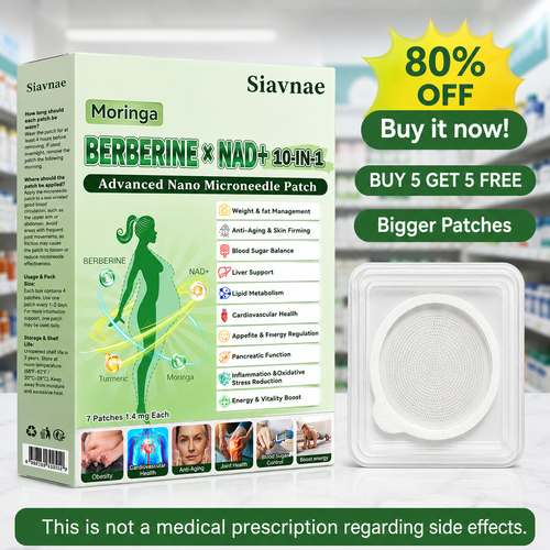 Siavnae Berberine Slimming Microneedle Patch | 10-in-1 Weight Management Support